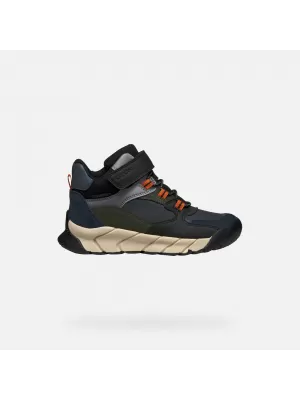 Chlapčenské členkové čižmy GEOX FLEXYPER PRO BOY B J56NBA0ME22C0033 TMAVO MODRÁ