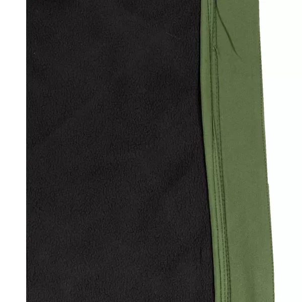  Pánska bunda so softshell ALTISPORT GAN KHAKI/ČIERNA 