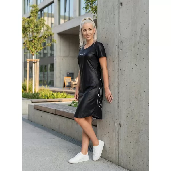  Dámske predĺžené prémiové tričko ALTISPORT VOJ/ALW075SAT02 ČIERNA 