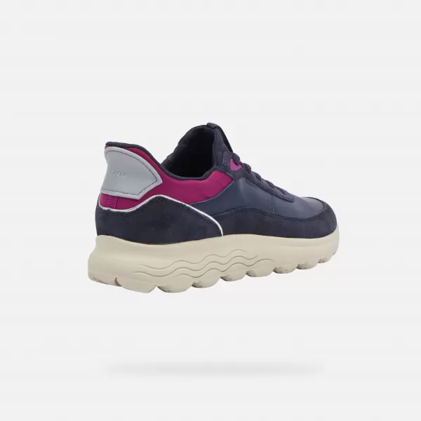  Dámske tenisky GEOX SPHERICA PLUS FAST IN G009589 TMAVO MODRÁ 