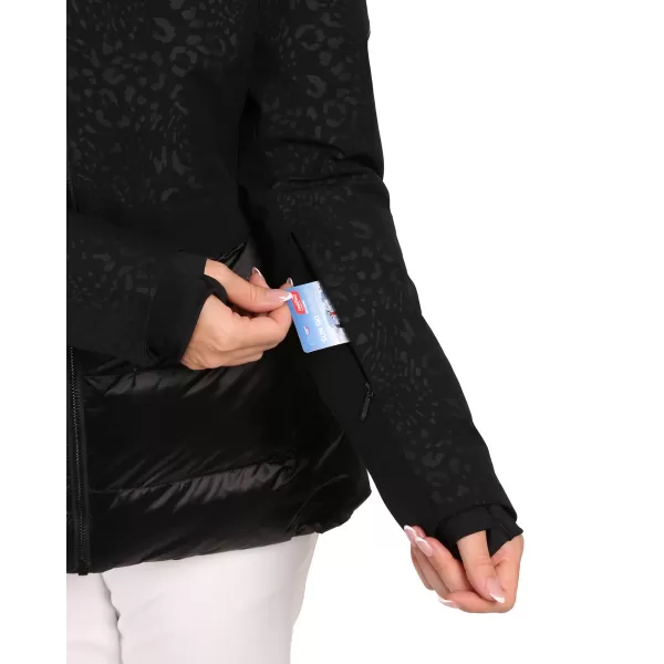  Dámska lyžiarska bunda KILPI LENA-W ZL0106KI ČIERNA 