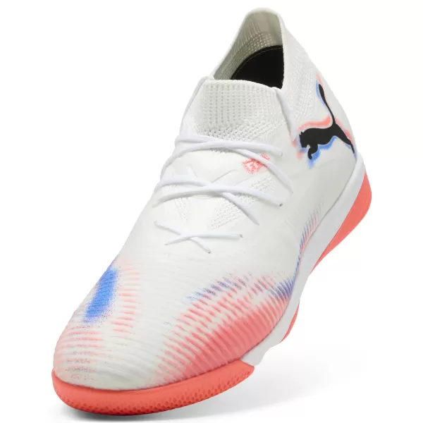 Topánky PUMA FUTURE 8 MATCH IT 10859801 WHITE/ BIELA/PUMA ČIERNA/ŽIARIACA ČERVENÁ 