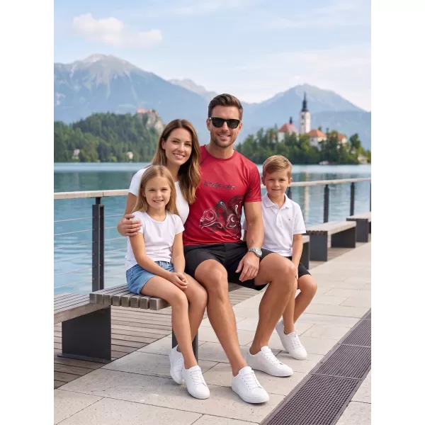  Pánska košeľa na voľný čas premium ALTISPORT VOJ/ALM122TR06 ČERVENÁ 