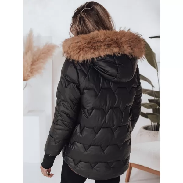  Dámska bunda DSTREET TY4999 ČIERNY 