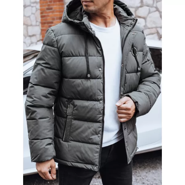  Pánska bunda DSTREET TX5053 TMAVO ŠEDÁ 