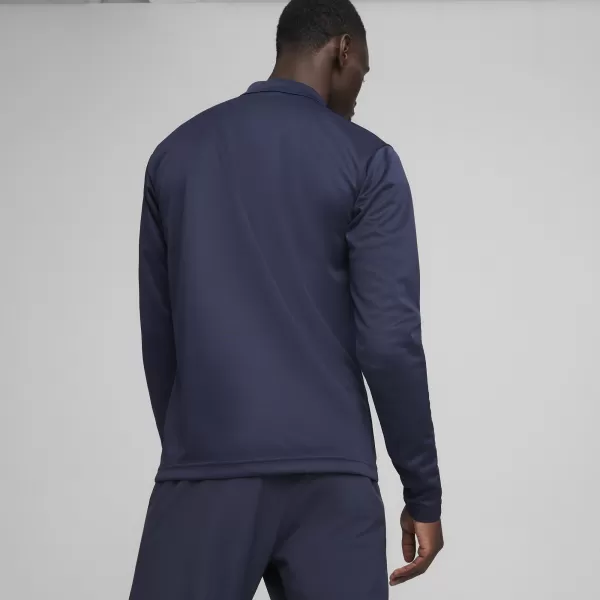  Tričko PUMA TEAMGOAL TRAINING 1/4 ZIP TO 65862906 PUMA NAVY/BIELA/PERZSKÁ MODRÁ 