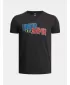 Chlapčenské tričko UNDER ARMOUR UA OVERLAY WM SS 6005069-001 ČIERNA