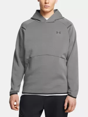 Pánska mikina UNDER ARMOUR UA UNSTOPPABLE FLC HD EU 1389350-025 SIVÁ