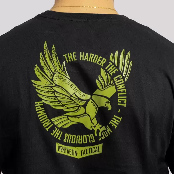 tričko PENTAGON AGERON EAGLE K09012 ČIERNA 