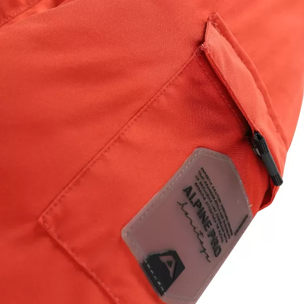  Dámska bunda ALPINE PRO WERDA 2 ČERVENÝ 