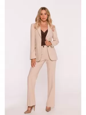 Dámska bunda STYLOVE S417 BÉŽOVÁ