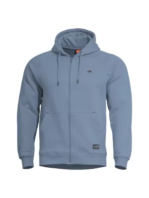 Mikina PENTAGON PHAETON HOOD ZIP SWEATER K09021 ÚSVITOVÁ MODRÁ
