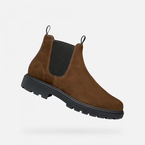  Pánske topánky GEOX SPHERICA EC7 G011183 HNEDÁ 