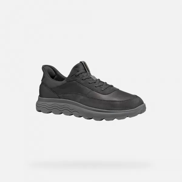  Pánske tenisky GEOX SPHERICA PLUS G011478 TMAVOŠEDÁ 