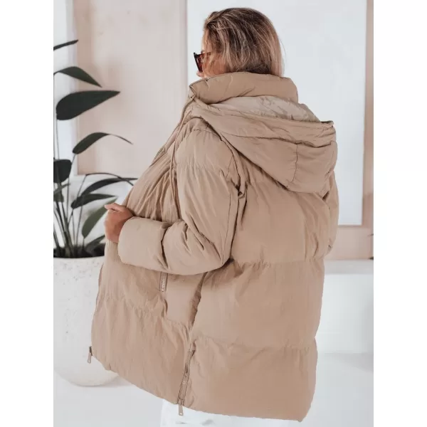  Dámska bunda DSTREET TY3247 BÉŽOVÁ 