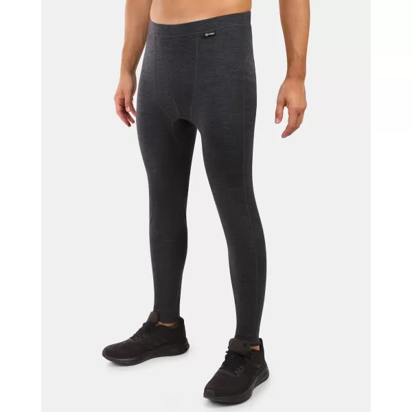  Pánske termo nohavice KILPI MAVORA BOTTOM-M ZM0505KI ČIERNA 