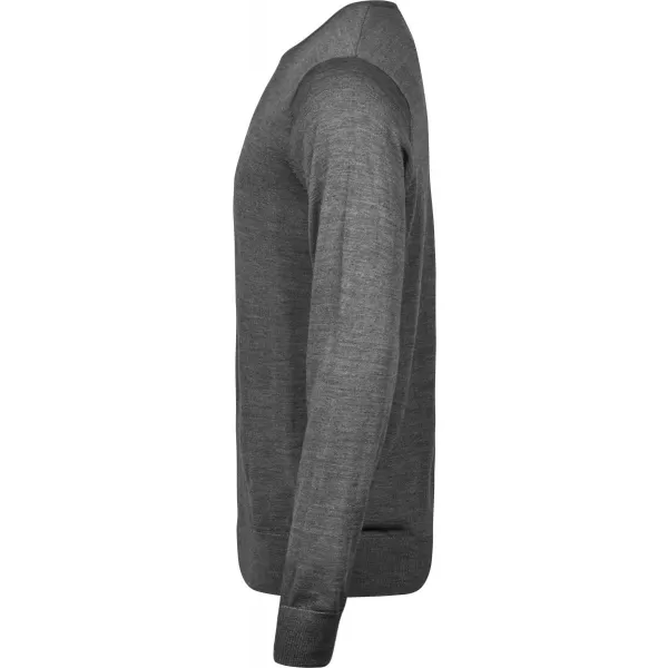  Pánsky sveter TEE JAYS | TJ 6000 GREY MELANGE 