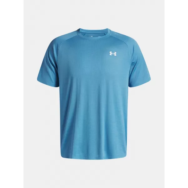  Pánske tričko UNDER ARMOUR UA TECH TEXTURED SS 1382796-453 MODRÁ 