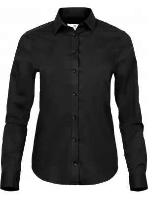 Dámska košeľa TEE JAYS | TJ 4025 BLACK