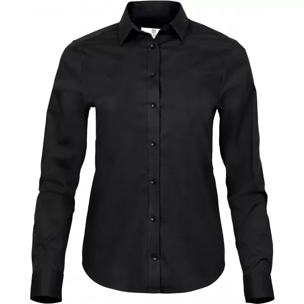  Dámska košeľa TEE JAYS | TJ 4025 BLACK 