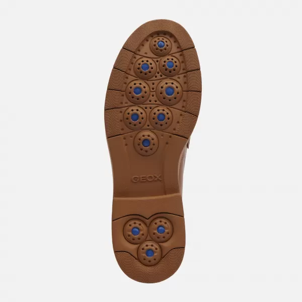  Dámske mokasíny GEOX SPHERICA EC1 HNEDÁ 