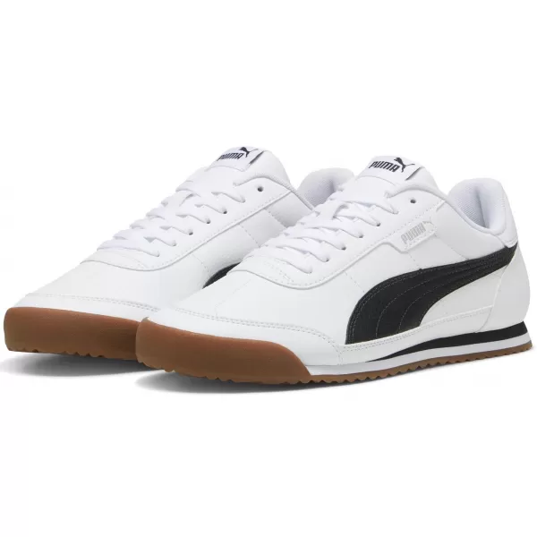  Pánske topánky PUMA TURINO II 39745202 PUMA BIELA/PUMA ČIERNA/ŠEDÁ 