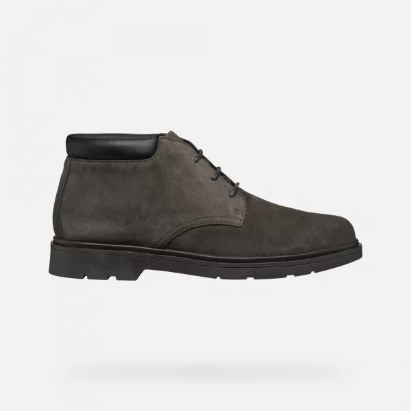  Pánske topánky GEOX SPHERICA EC1 G006529 TMAVOŠEDÁ 