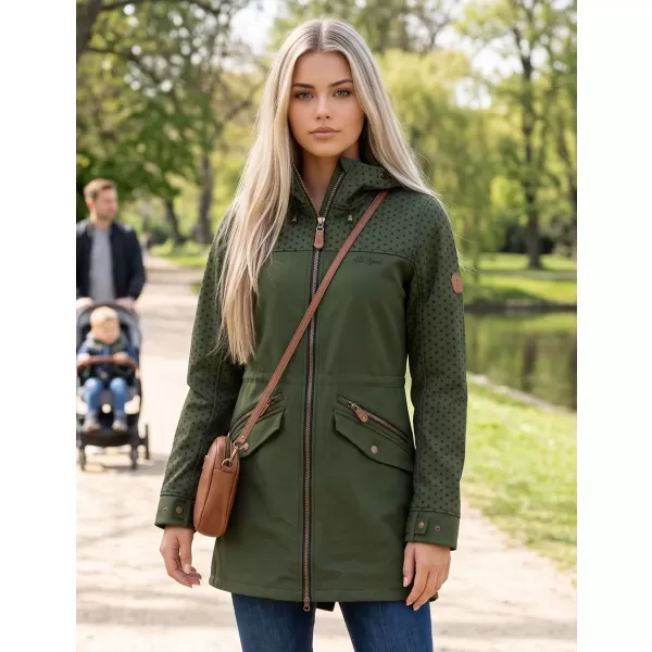  Dámska bunda softshell ALTISPORT GEMEE KHAKI 