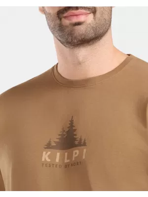 Pánske tričko KILPI BASE-M ZM0301KI HNEDÁ