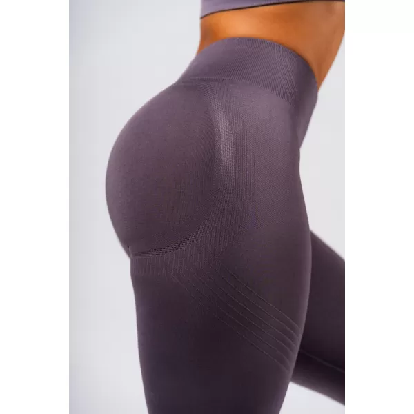  Tvarujúce bezšvové maximálne push-up legíny FLOW SEAMLESS 497 DARK GRY Nebbia 