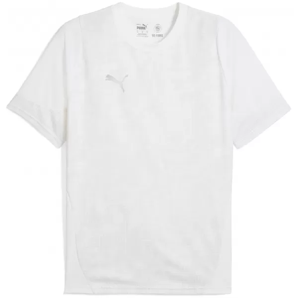  Mužský dres PUMA TEAMCUP TRAINING JERSEY 659167_04 PUMA WHITE/PUMA SILVER 