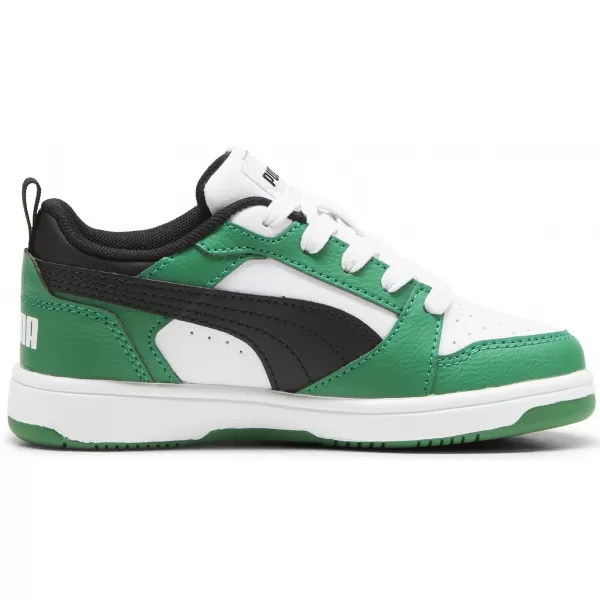  Topánky PUMA REBOUND V6 LO PS 39383405 PUMA BIELA/PUMA ČIERNA/ZELENÁ 