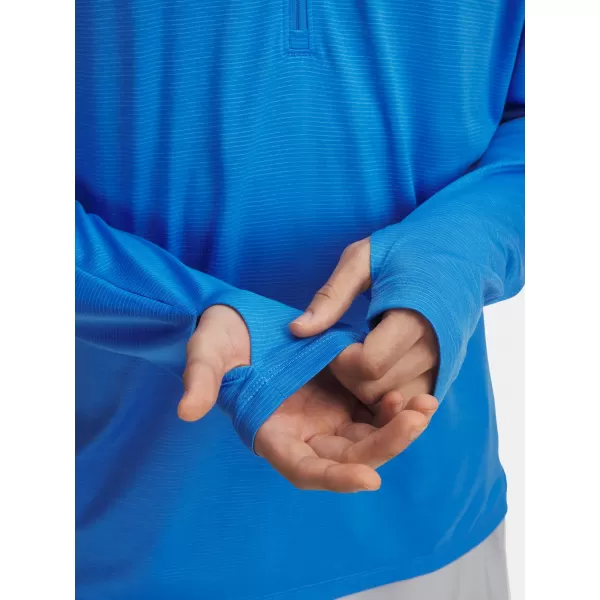  Pánske tričko UNDER ARMOUR UA LAUNCH 1/4 ZIP 6005542-402 MODRÁ 