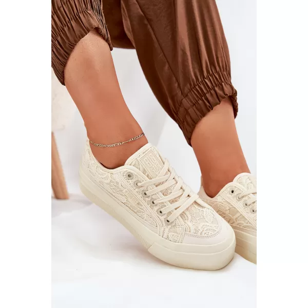  Dámske topánky BIG STAR RR274630 BÉŽOVÁ Big Star Shoes 