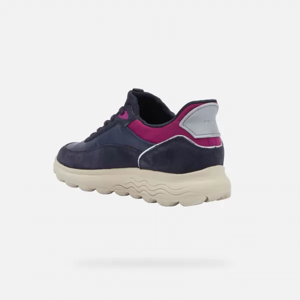  Dámske tenisky GEOX SPHERICA PLUS FAST IN G009589 TMAVO MODRÁ 