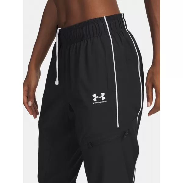  Dámske športové nohavice UNDER ARMOUR UA W CHALLENGER WARMUP PANTS 6004076-001 ČIERNA 