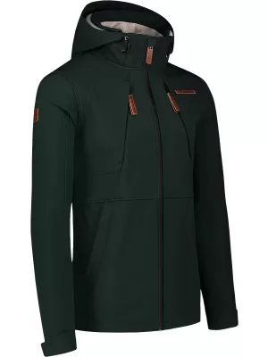 Pánska softshellová bunda NORDBLANC NBWSM8264 TMAVO ZELENÁ