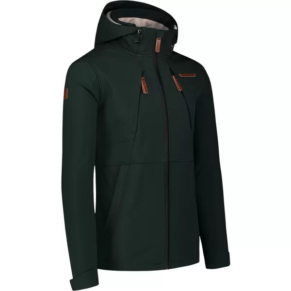 Pánska softshellová bunda NORDBLANC NBWSM8264 TMAVO ZELENÁ 