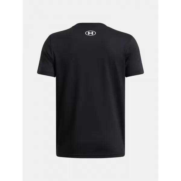  Chlapčenské tričko UNDER ARMOUR UA B LOGO WORDMARK SS 1389963-001 ČIERNA 