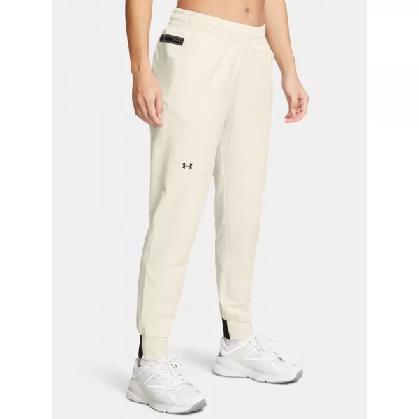  Dámske tepláky UNDER ARMOUR UA UNSTOPPABLE JOGGER 1376926-110 BIELA 