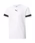 Detský dres PUMA FASTPLAY JSY V JR STRIPES3 60588601 PUMOVÁ BIELA