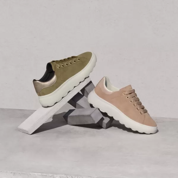  Dámske tenisky GEOX SPHERICA EC4.1 G009311 KAKI 