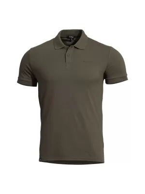 Pánske tričko s golierom PENTAGON MOTH PIQUET POLO SHIRT K09047 HNEDÁ ŠEDÁ