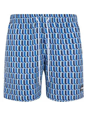 Kúpanie URBAN CLASSICS TB2679 MODRÝ RETRO VZOR