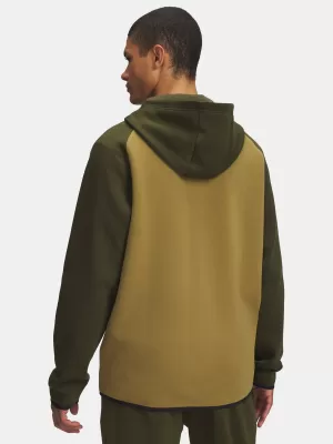 Pánska mikina UNDER ARMOUR UA UNSTOPPABLE FLC FZ HD EU ZELENÁ