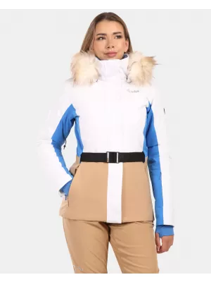 Dámska lyžiarska bunda KILPI CARRIE-W ZL0108KI BIELA