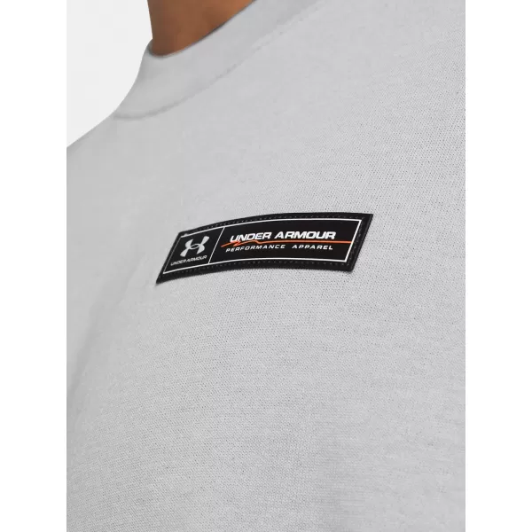  Pánske tričko UNDER ARMOUR UA HW ARMOUR LABEL SS 1382831-011 SIVÁ 