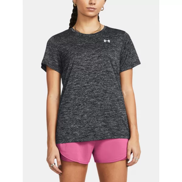  Dámske tričko UNDER ARMOUR TECH SSC- TWIST 1384230-001 ČIERNA 