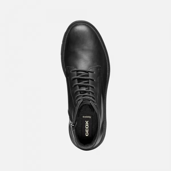  Pánske topánky GEOX POVE G011453 ČIERNA 