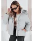 Dámska bunda DSTREET COLLAR TY5190 SVETLO ŠEDÁ